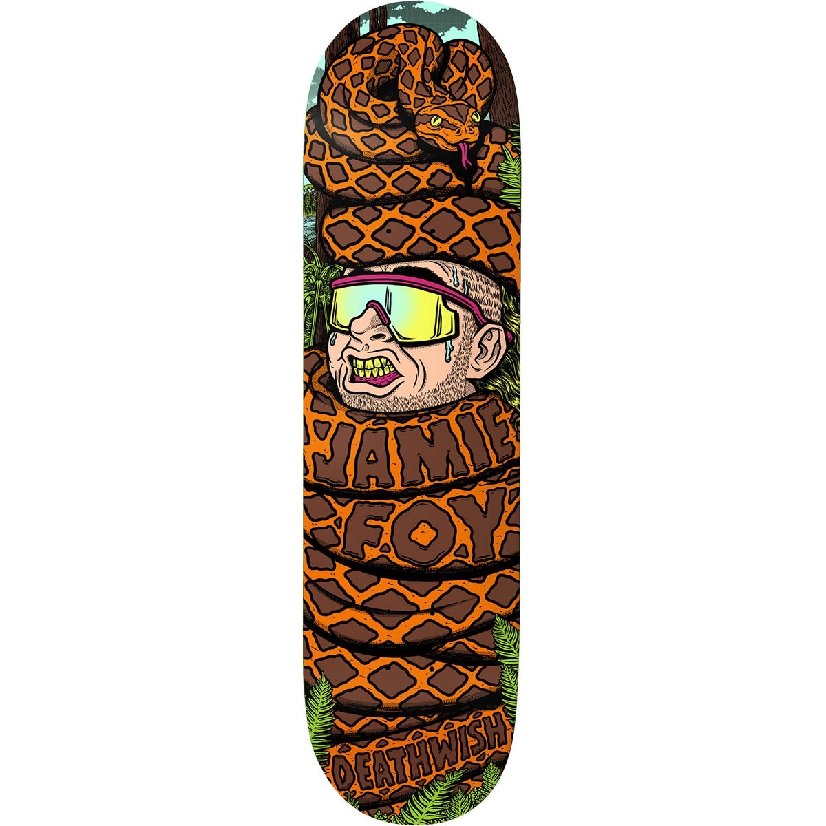 Deathwish - Jamie Foy Caught Up 8.0 Skateboard Deck.