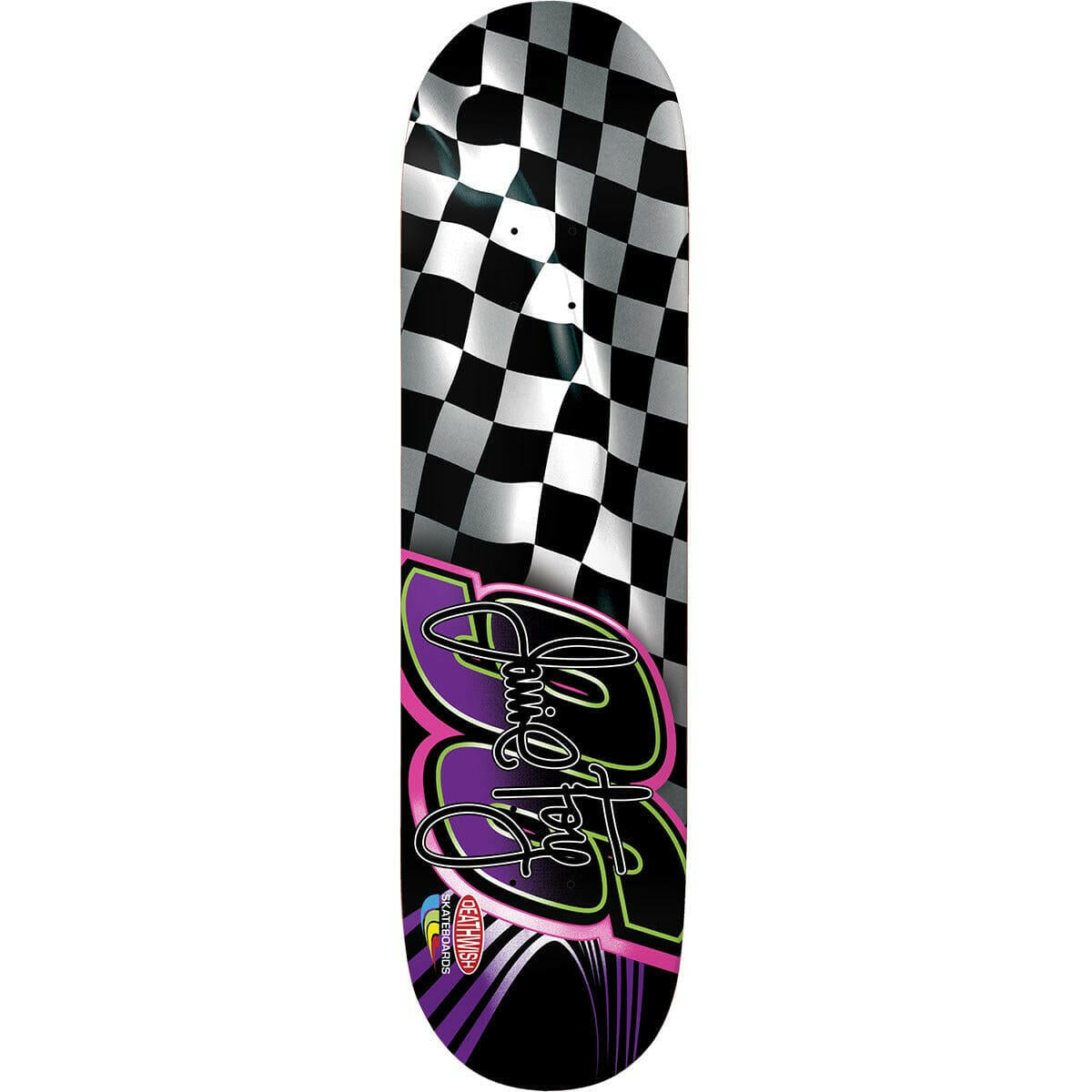 Deathwish - Jamie Foy Checkered Foy 8.5 Skateboard Deck.