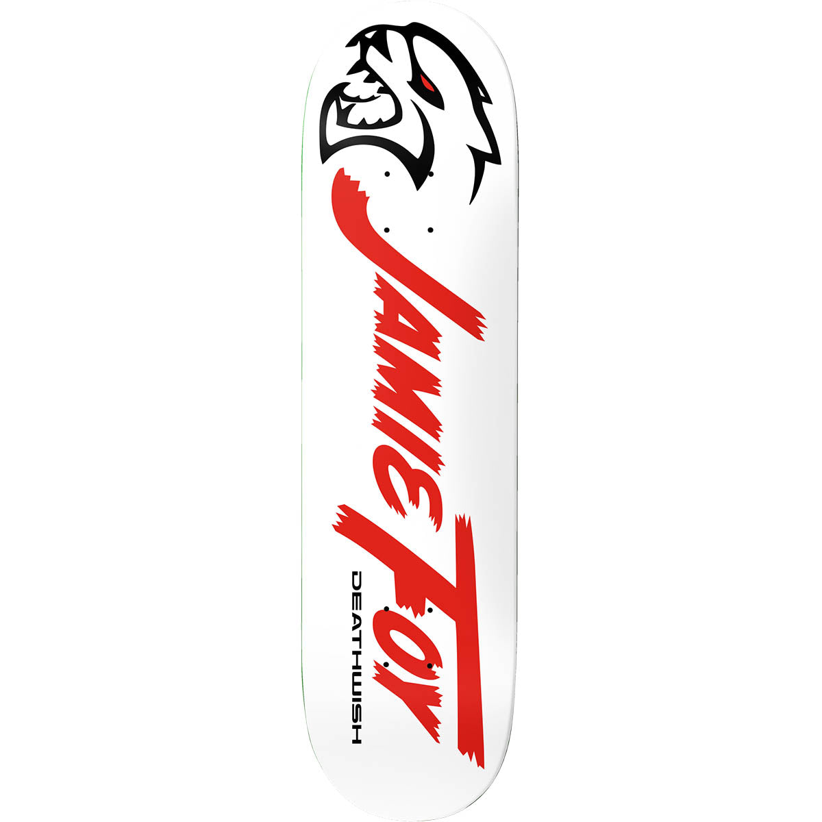 Deathwish - Jamie Foy Hemi White 8.5 Skateboard Deck.