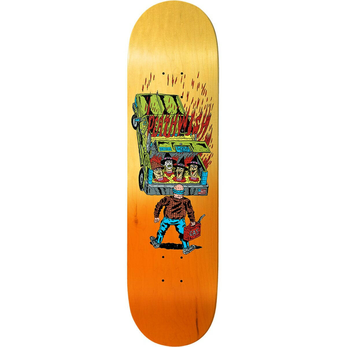Deathwish - Jon Dickson Full Heat 8.25 Skateboard Deck.