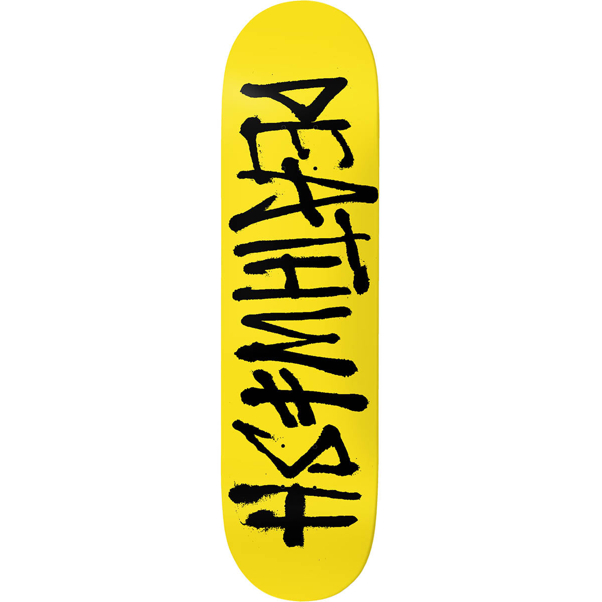 Deathwish - OG Deathspray Yellow/Black 8.0 Skateboard Deck.