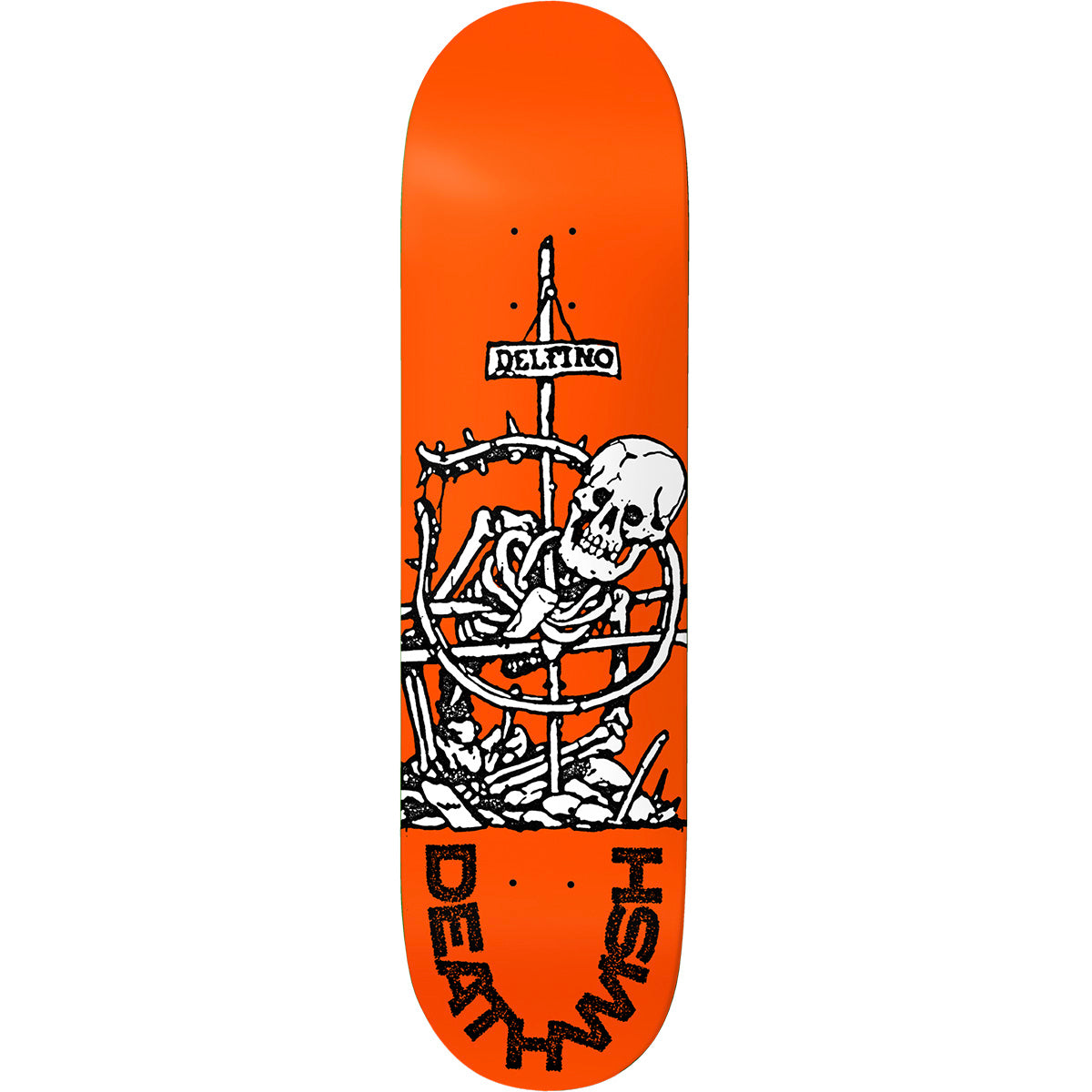 Deathwish Pedro Delfino Cross 8.25 Skateboard Deck