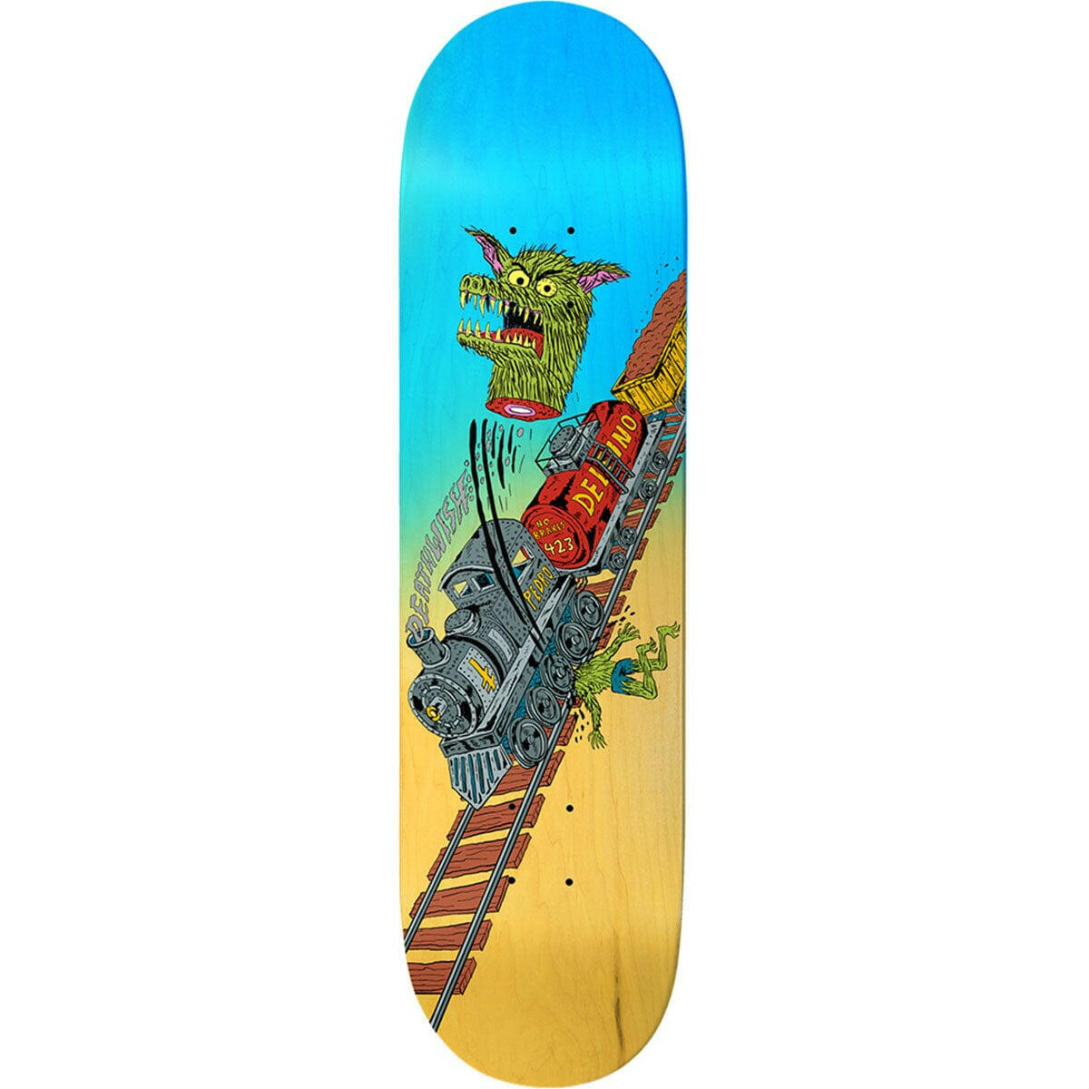 Deathwish - Pedro Delfino Full Heat 8.38 Skateboard Deck.