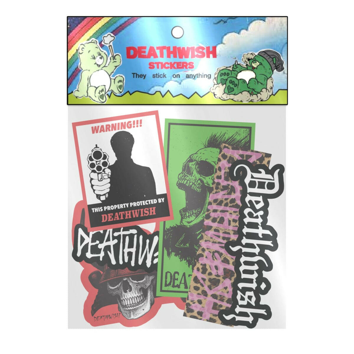 Deathwish Warning Sticker Pack