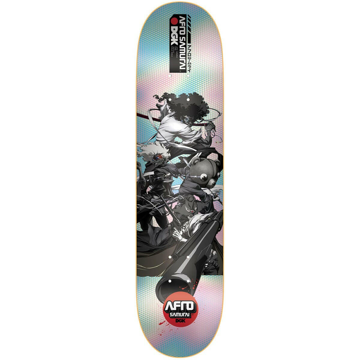 DGK - Afro Samurai Collage Foil 8.25 Skateboard Deck.
