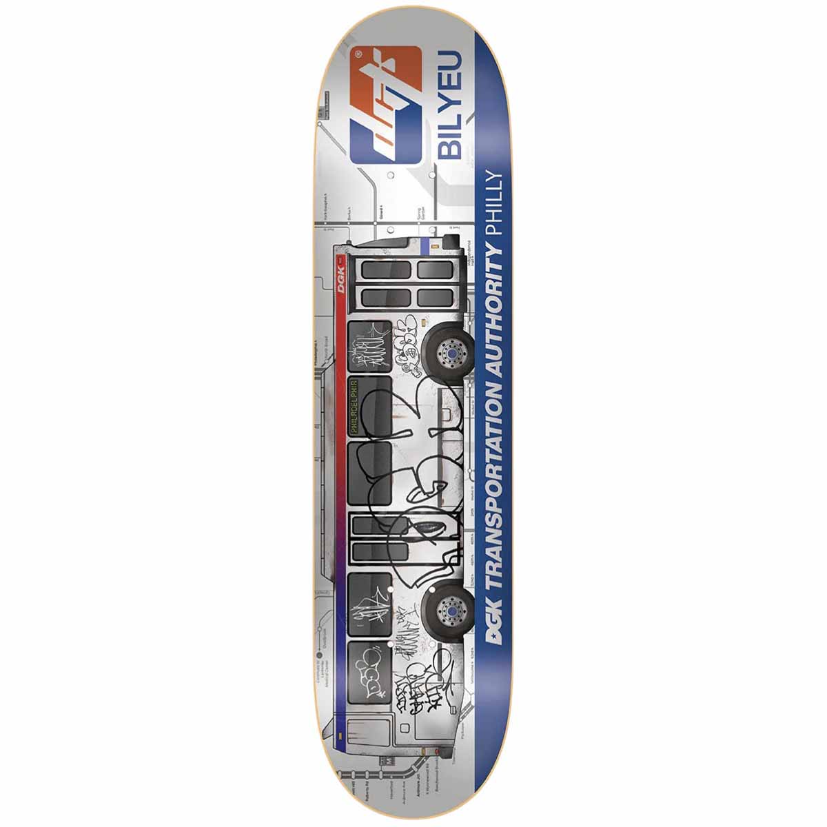 DGK Kevin Bilyeu Transportation 7.8 Skateboard Deck