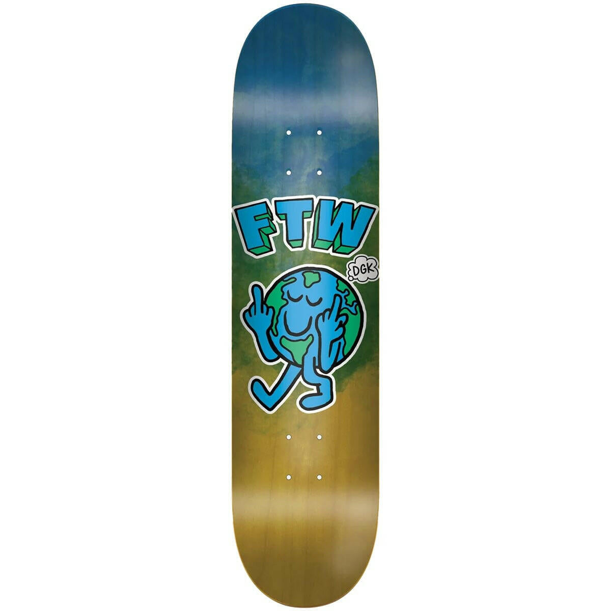 DGK - Chaos Tie Dye 8.5 Skateboard Deck.