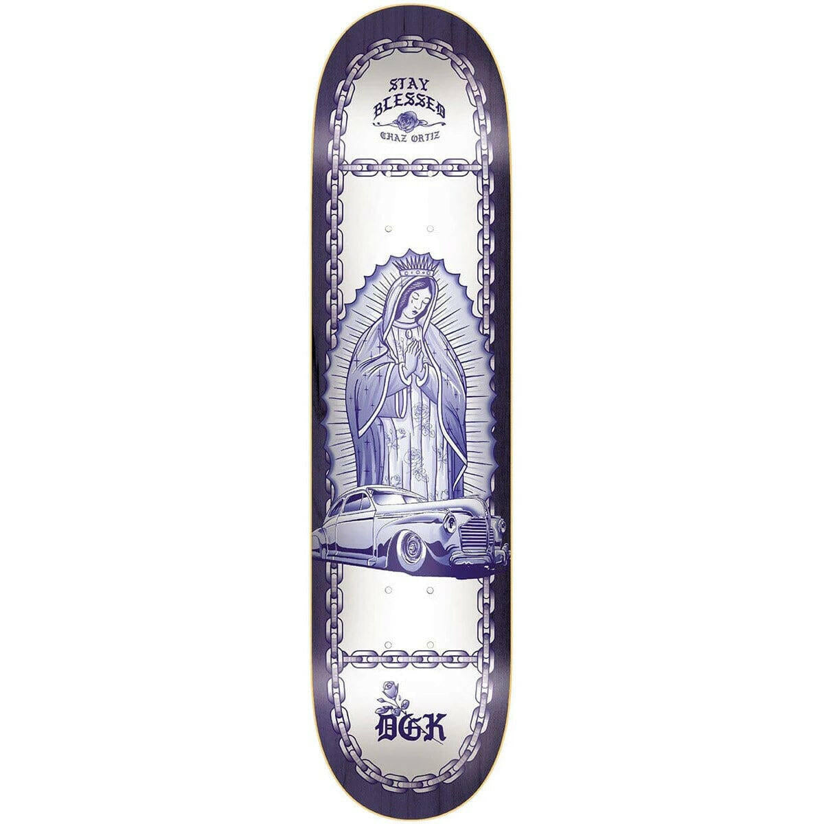 DGK - Chaz Ortiz Lo-Side 8.5 Skateboard Deck.