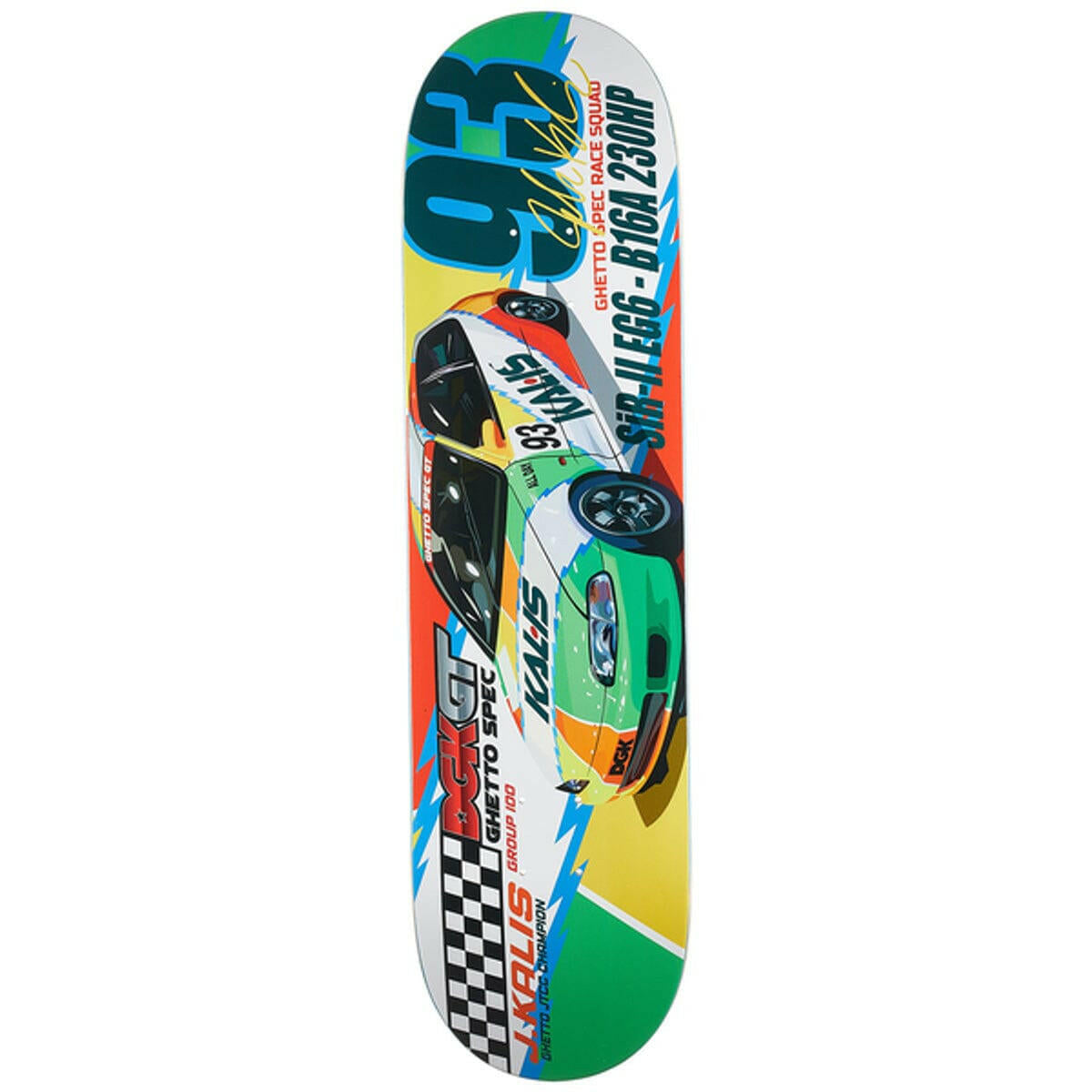 DGK - Josh Kalis Ghetto GT 8.25 Skateboard Deck.