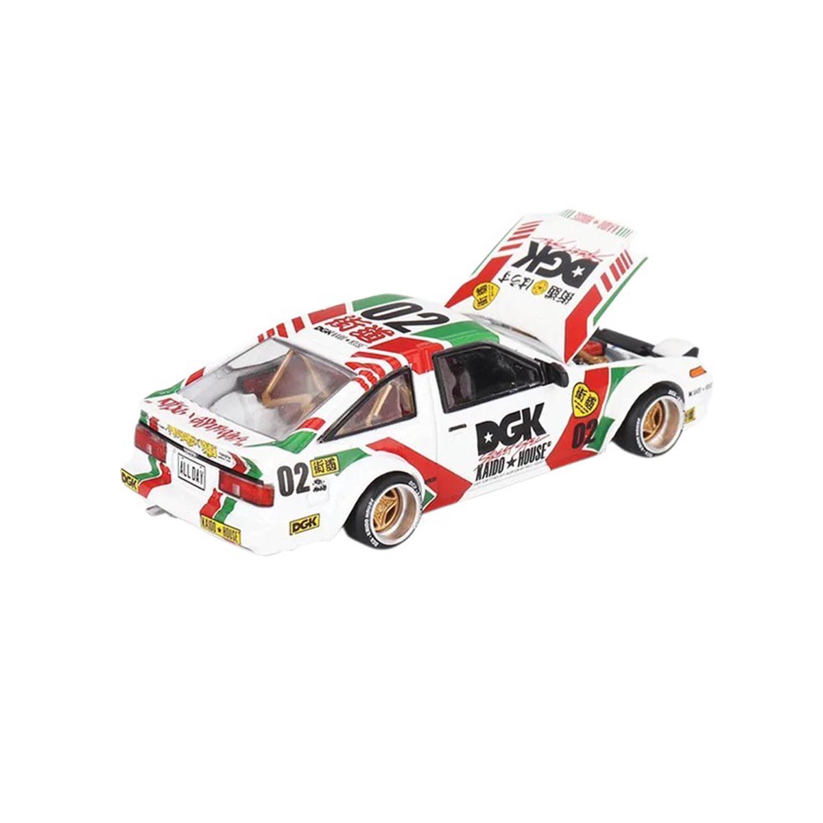 DGK Kaido House Raceway Racer Model Car Back