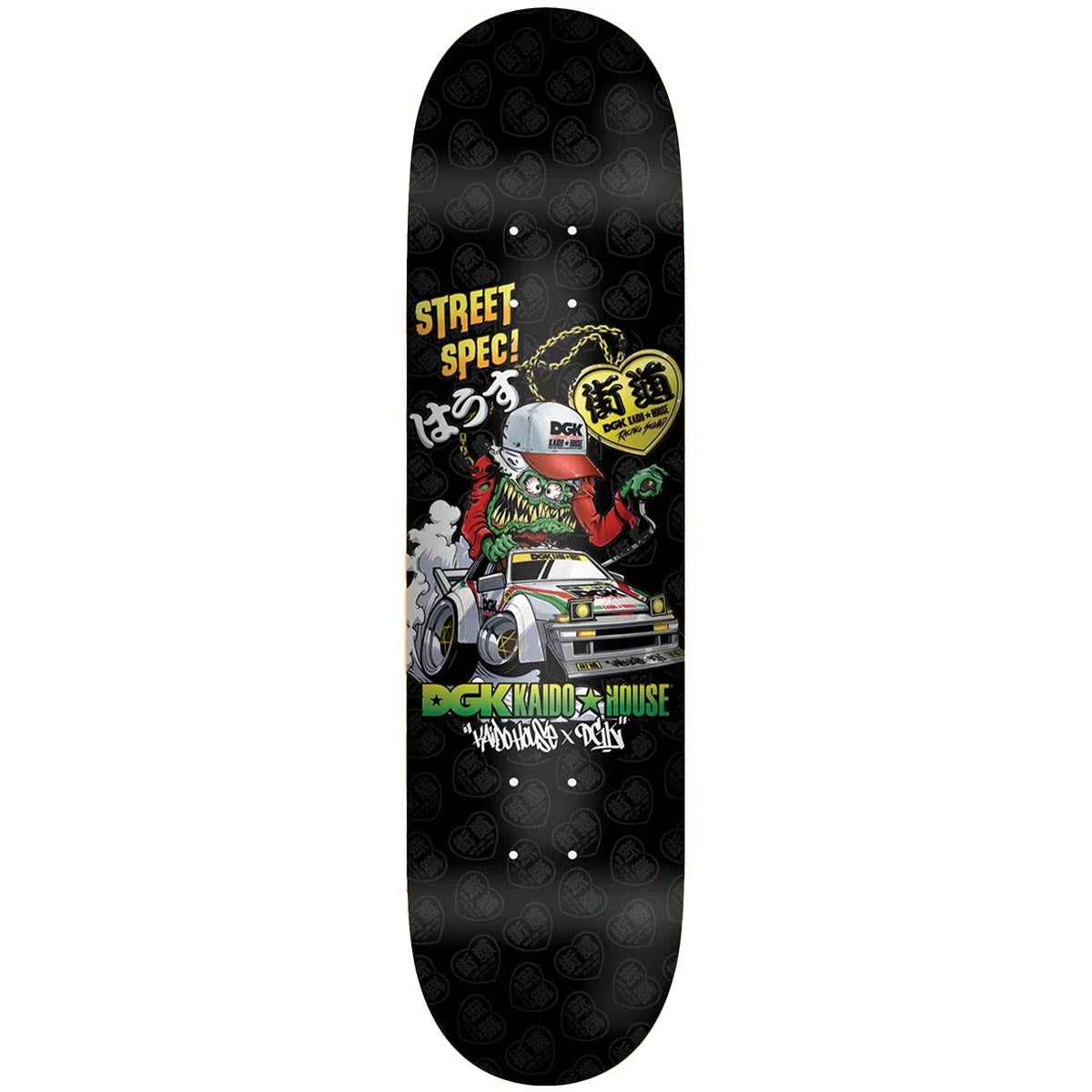 DGK Kaido House Wide Open Embossed 8.06 Skateboard Deck