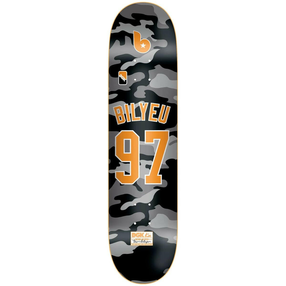 DGK - Kevin Bilyeu Major League 8.06 Skateboard Deck.