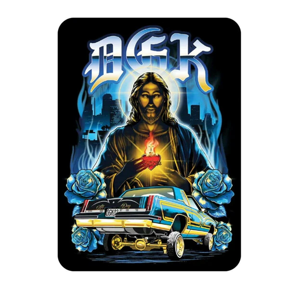 DGK - Sacred 4" Sticker.