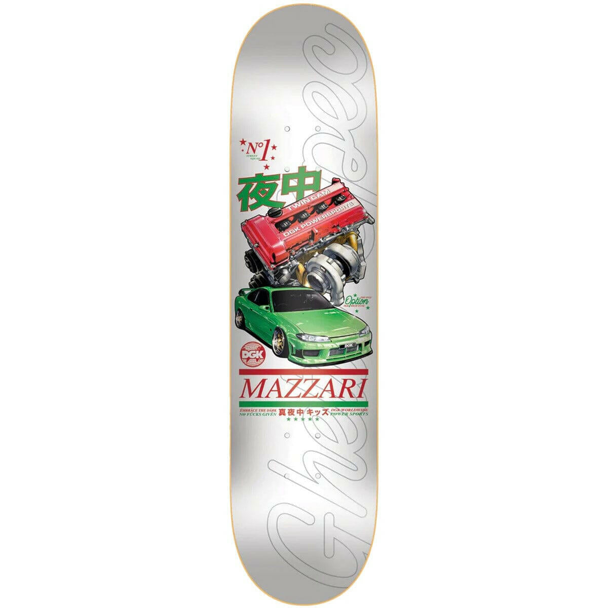 DGK - Will Mazzari Only Option 8.25 Skateboard Deck.
