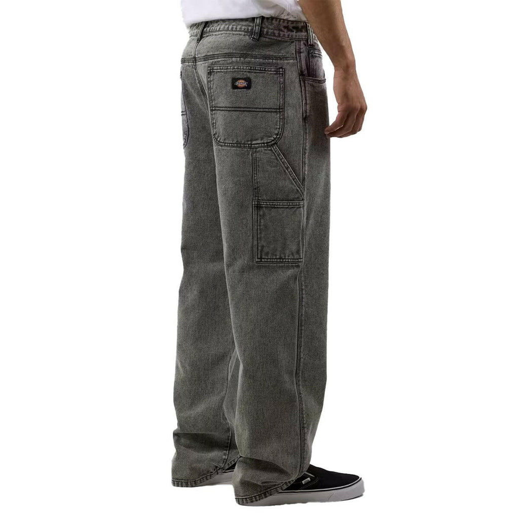 Dickies 1939 Denim Carpenter Jeans In Stone Washed Charcoal