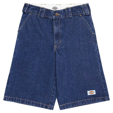 Dickies - 42283 Loose Fit Denim Youth Shorts Stone Washed Indigo.