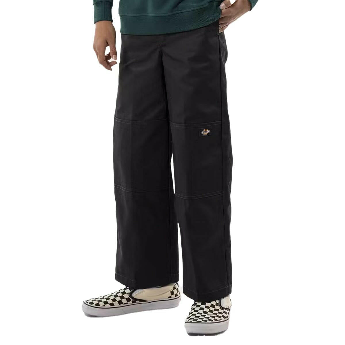 Dickies - 85-283 Loose Fit Double Knee Youth Pants Black.
