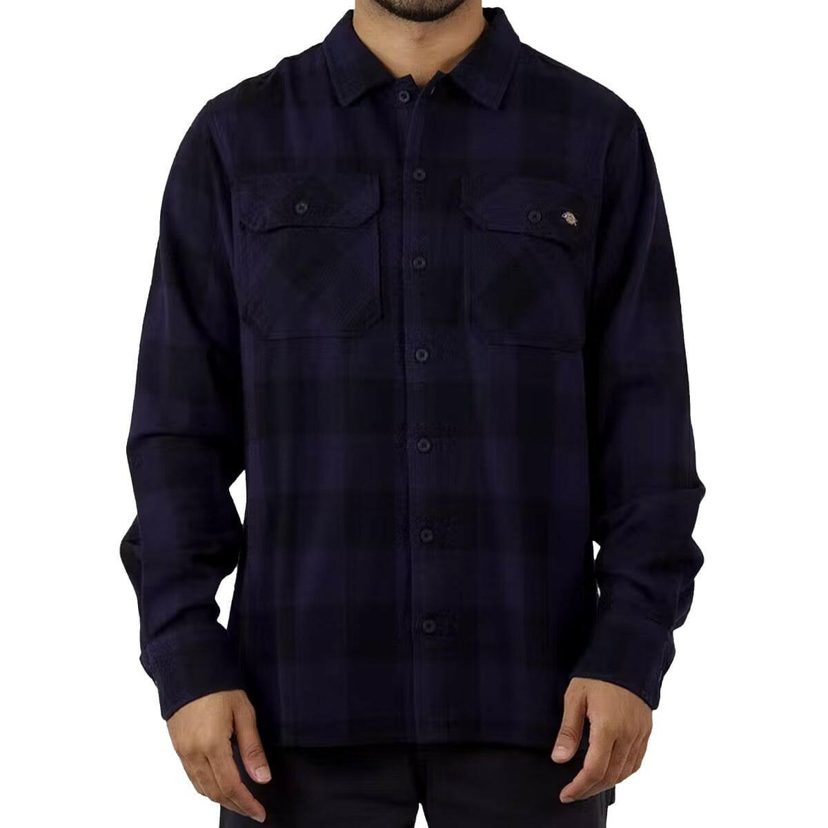 Dickies - Sacremento Flannel Shirt Navy.