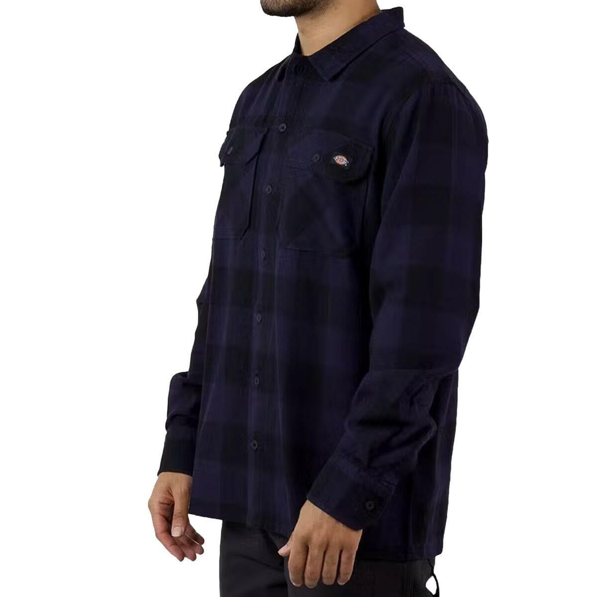 Dickies - Sacremento Flannel Shirt Navy.