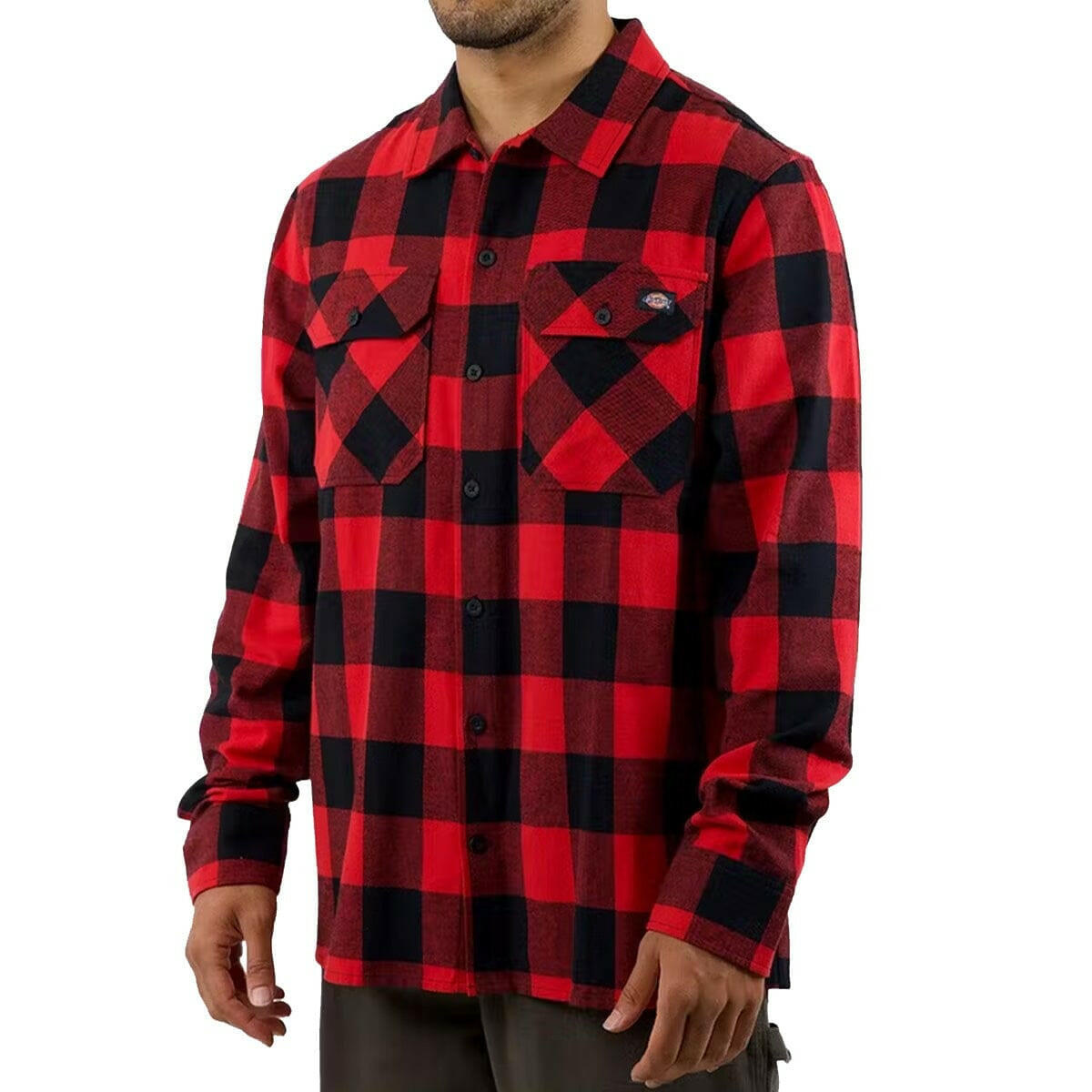 Dickies - Sacremento Flannel Shirt Red.