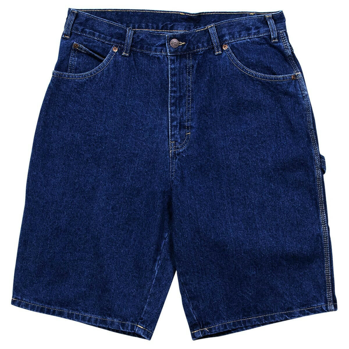 Dickies - 11" Relaxed Fit Carpenter Denim Shorts Rinsed Indigo.