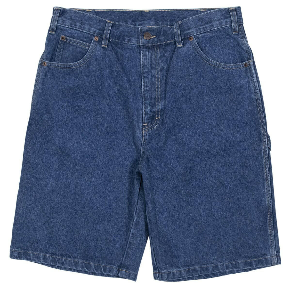 Dickies - 11" Relaxed Fit Carpenter Denim Shorts Stone Washed Indigo.