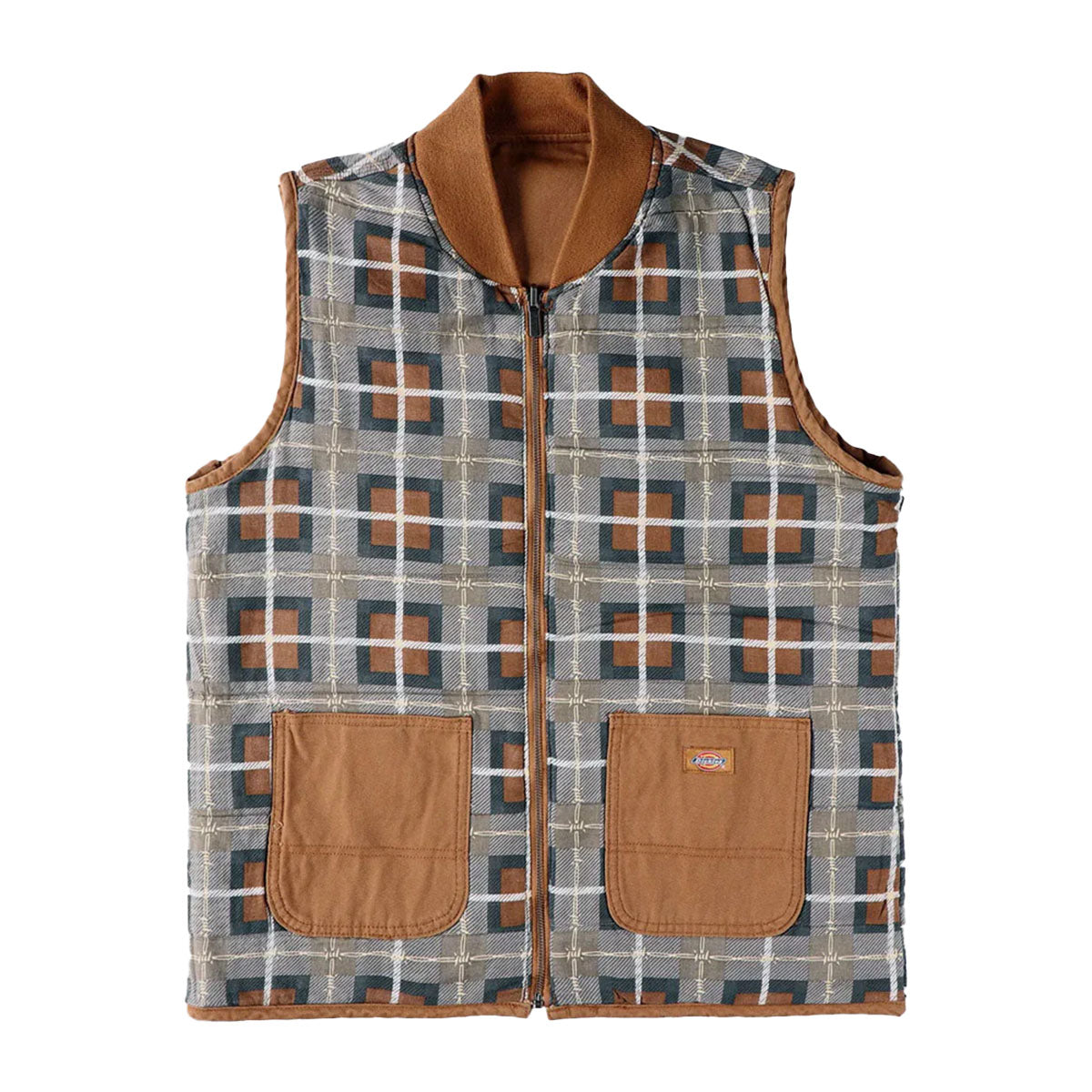 Dickies Thrasher Vest Jacket Brown Duck