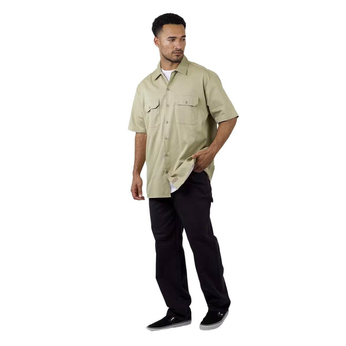 Dickies - Regular Work Shirt Khaki.