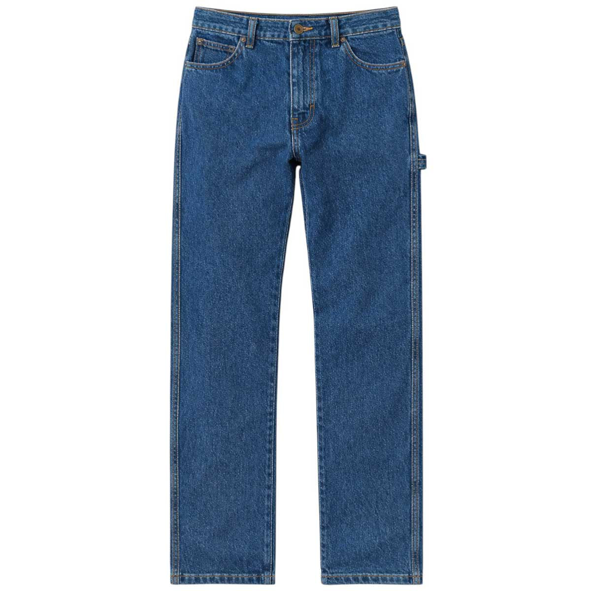 Dickies Youth Denim Carpenter Jeans Mid Wash Indigo Front