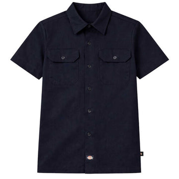 Dickies Youth Work Shirt Dark Navy