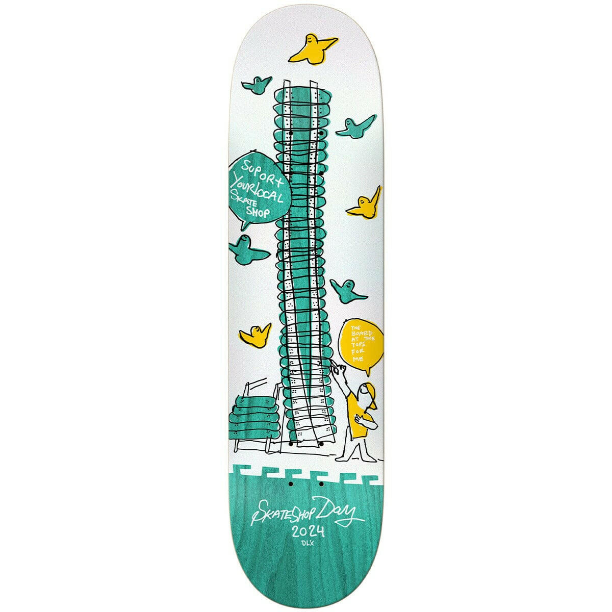 DLX - Shop Keeper SSD 2024 8.06 Skateboard Deck.