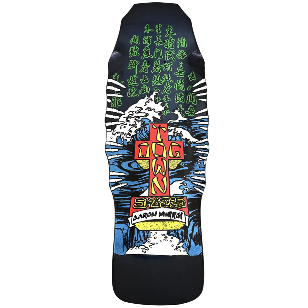 Dogtown Aaron Murray Fingers Black Dip/Pearl Blue 10.219 Reissue Skateboard Deck