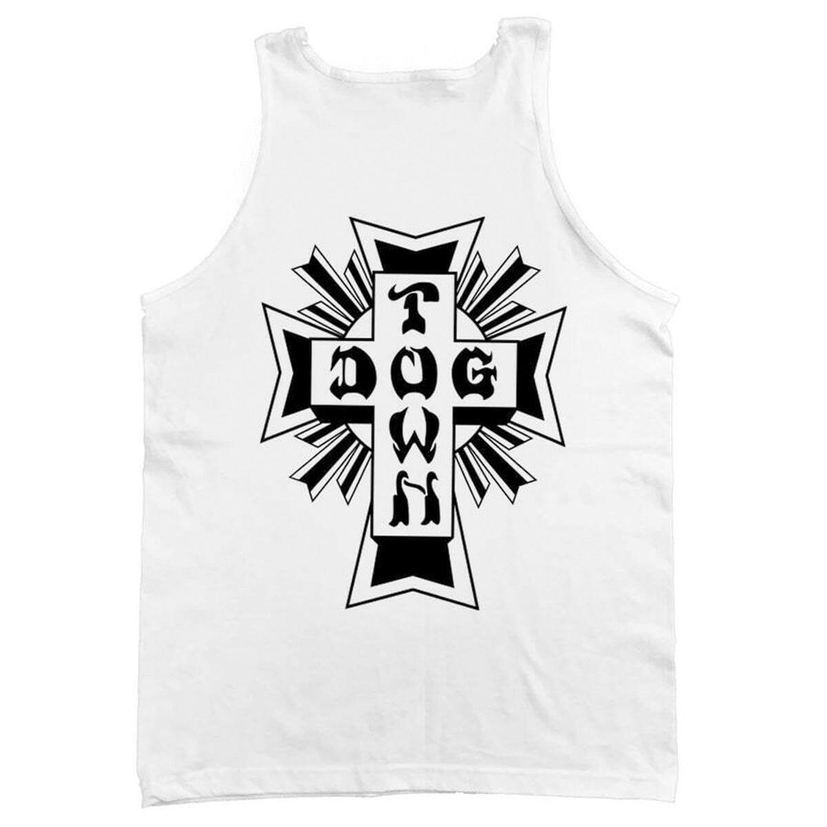 Dogtown - Cross Logo Tank White.
