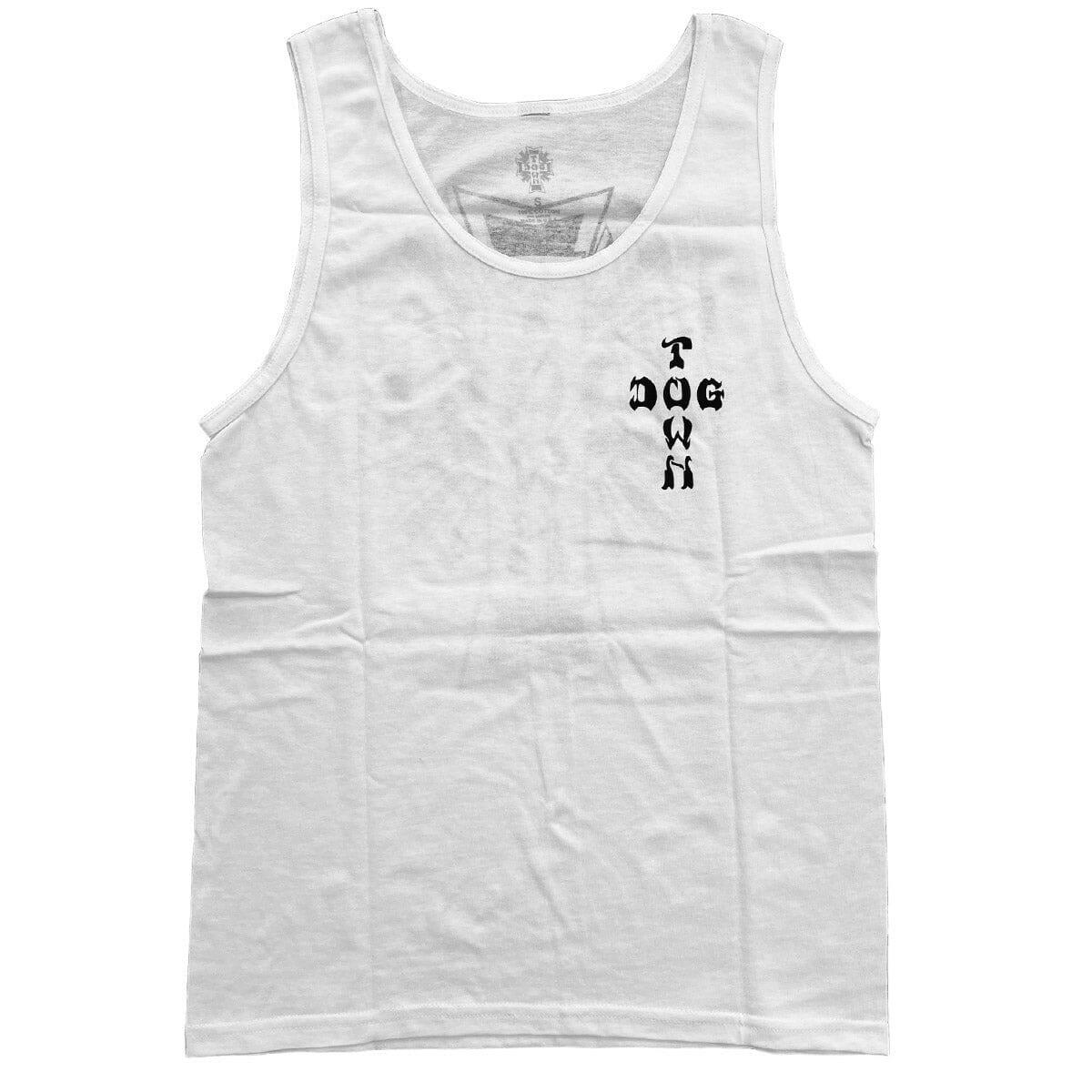 Dogtown - Cross Logo Tank White.