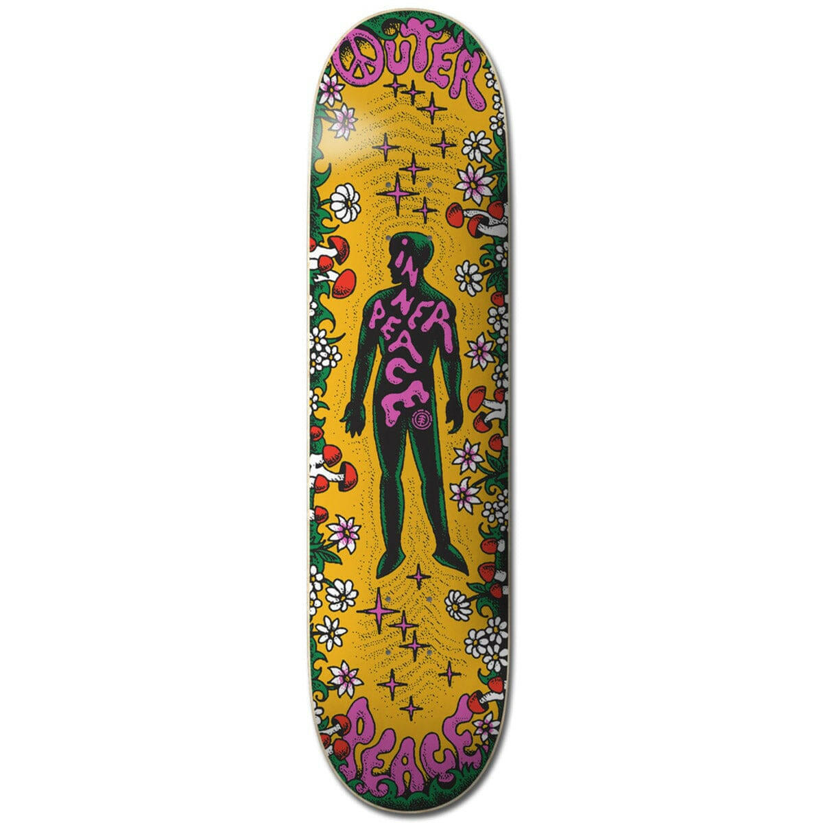 Element - Foreman Peace 8.0 Skateboard Deck.
