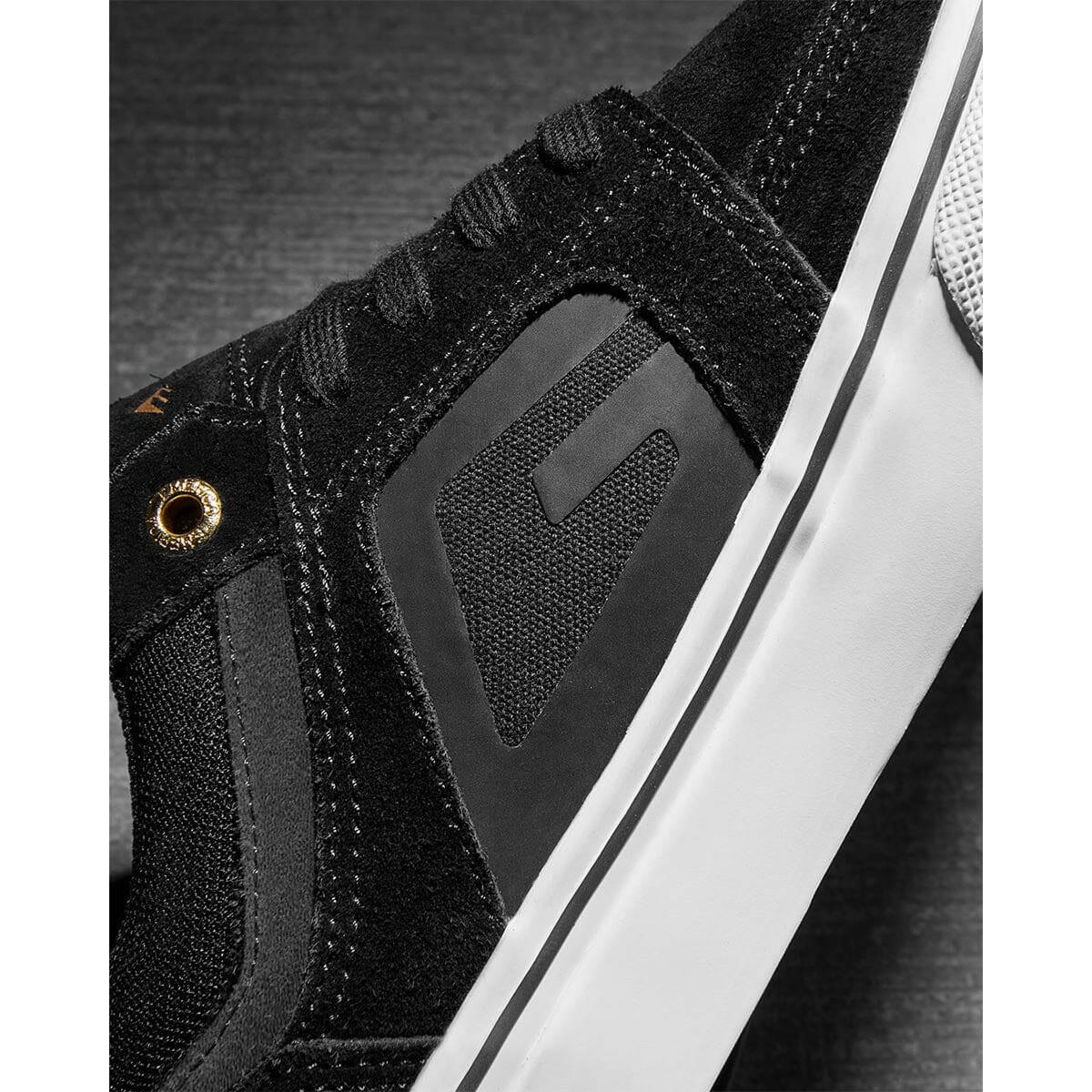 Emerica - Hoban Shoes Black/White/Gold.