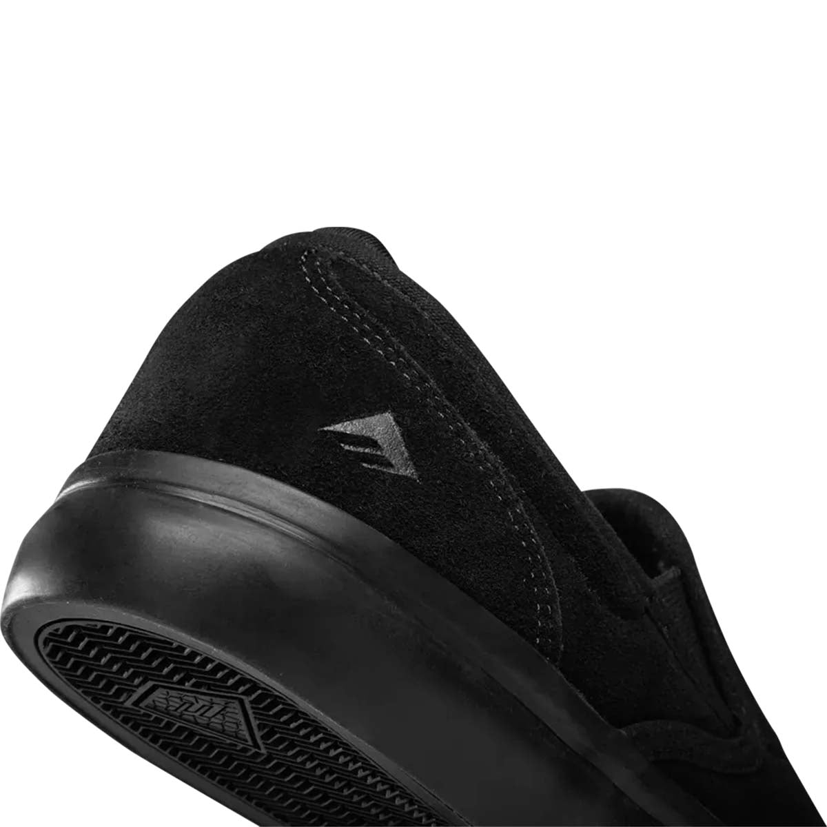 Emerica Wino G6 Slip On Shoes Black/Black/Black Heel
