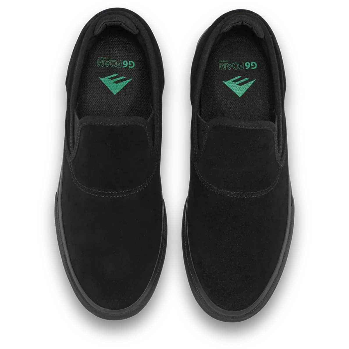 Emerica Wino G6 Slip On Shoes Black/Black/Black Top