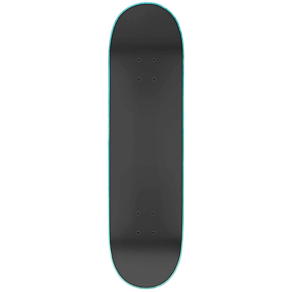 Enjoi Cat Collage Soft Top 7.25 Complete Skateboard Multi - top/reverse view