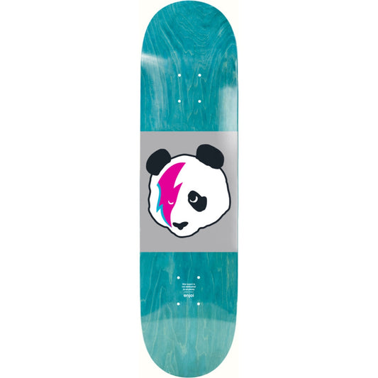 Enjoi Stardust Panda 7.5 Skateboard Deck Teal - front/graphic view