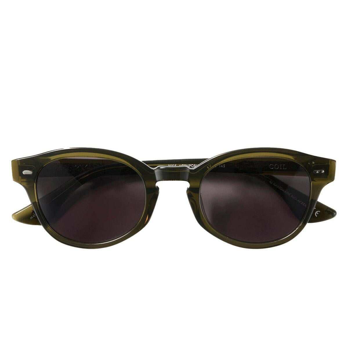 Epokhe - Coil Sunglasses Army Green Polished/Black.