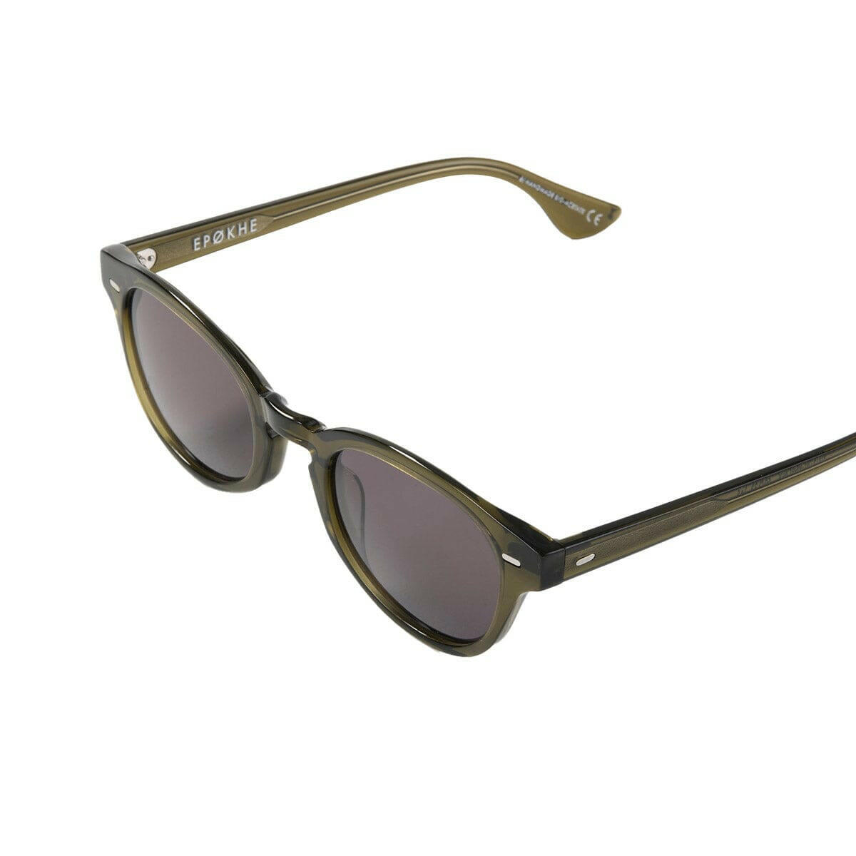 Epokhe - Coil Sunglasses Army Green Polished/Black.