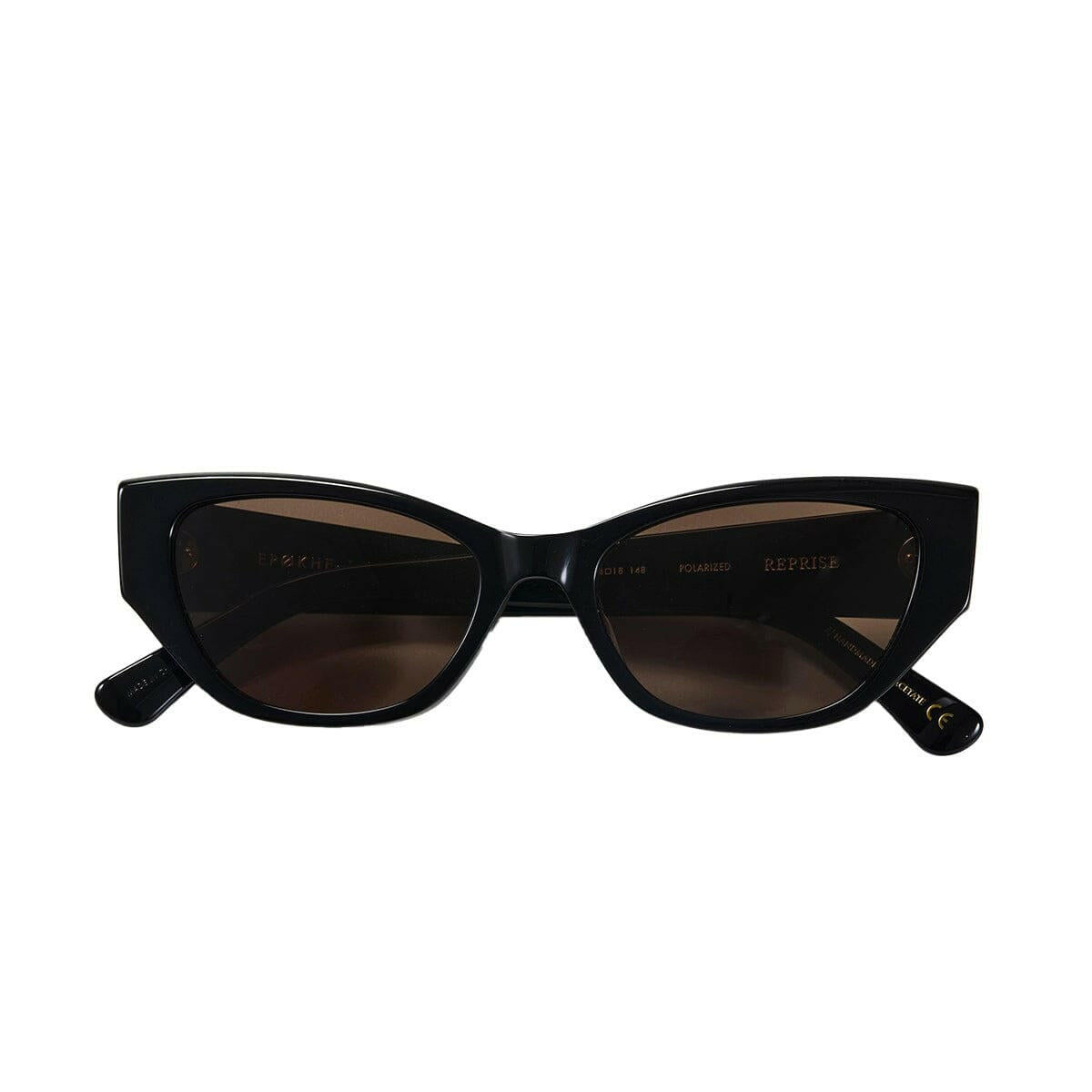 Epokhe - Reprise X Jack Freestone Sunglasses Black Polished/Bronze Amber Polarized.