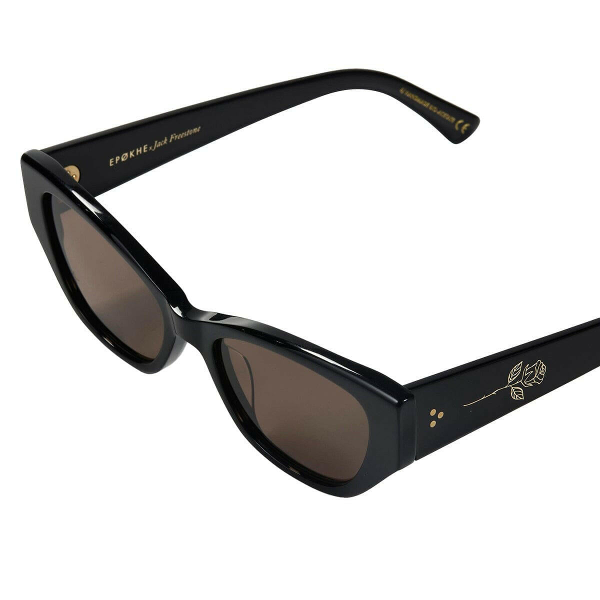 Epokhe - Reprise X Jack Freestone Sunglasses Black Polished/Bronze Amber Polarized.