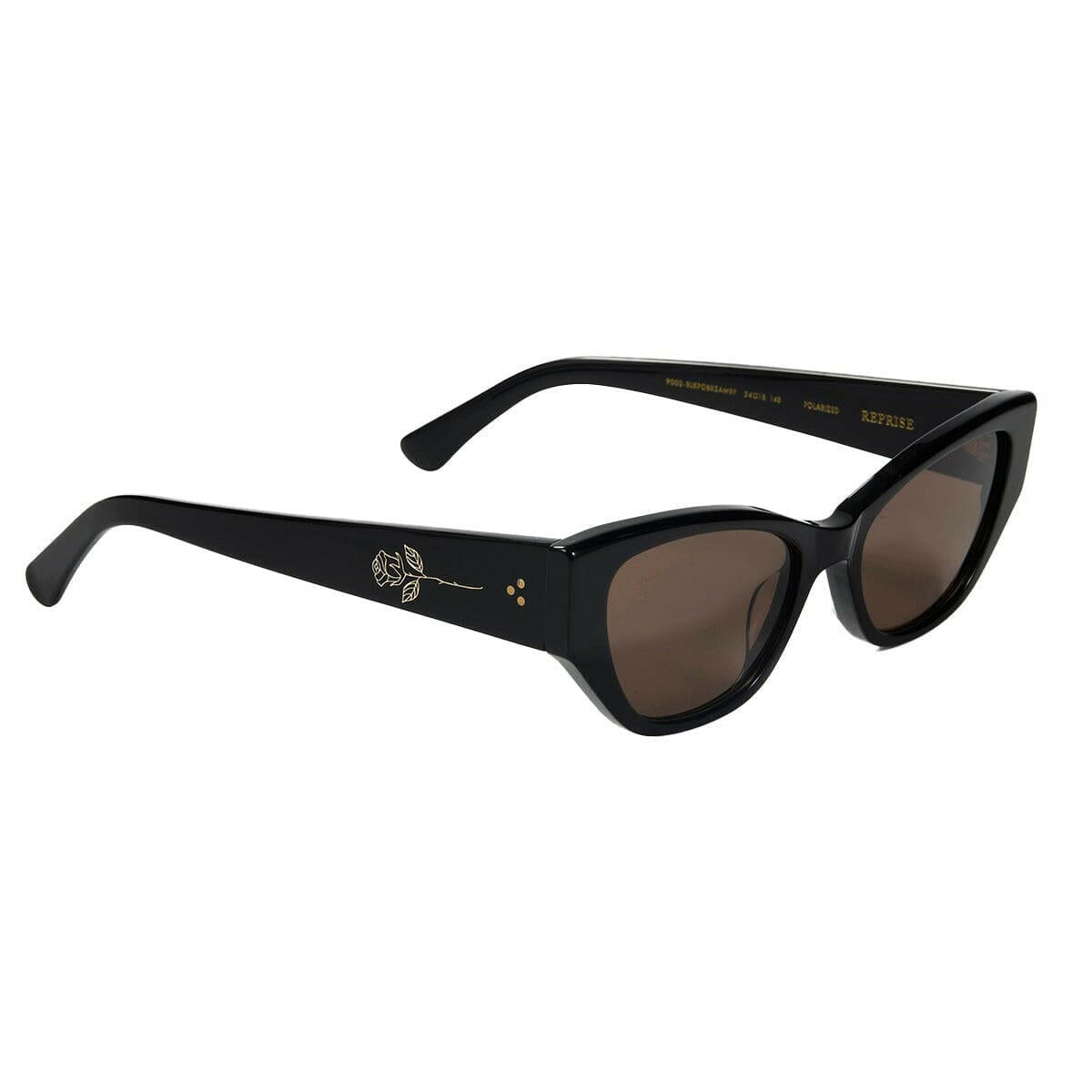 Epokhe - Reprise X Jack Freestone Sunglasses Black Polished/Bronze Amber Polarized.