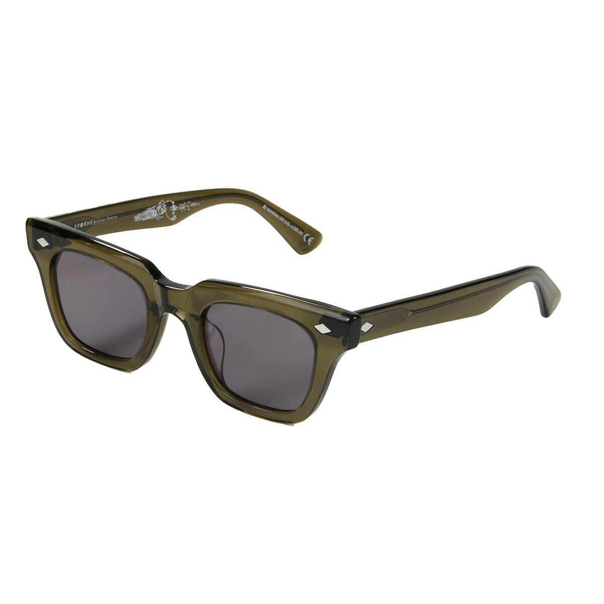 Epokhe - Stereo X Eithan Osborne Sunglasses Army Green Polished/Black.