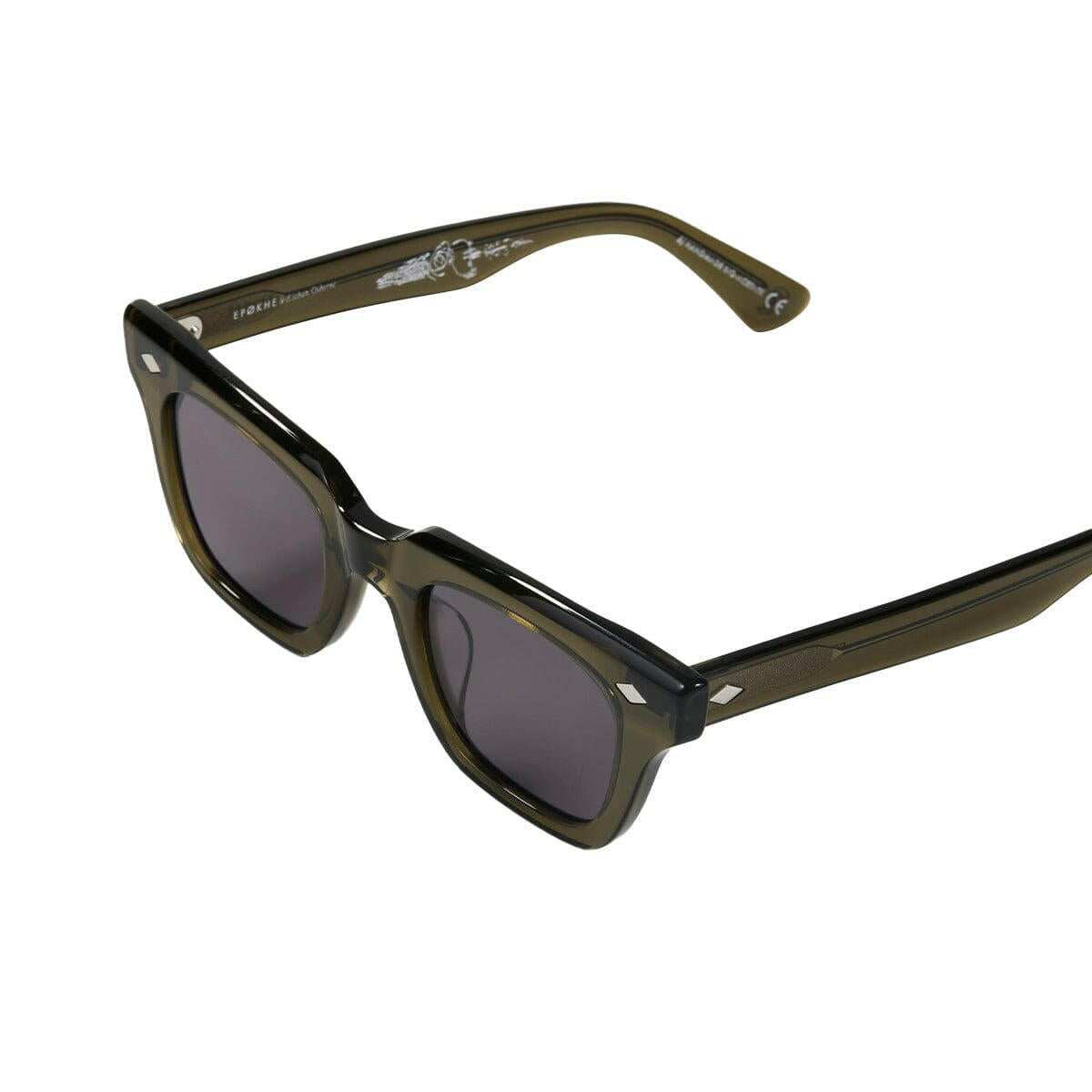 Epokhe - Stereo X Eithan Osborne Sunglasses Army Green Polished/Black.