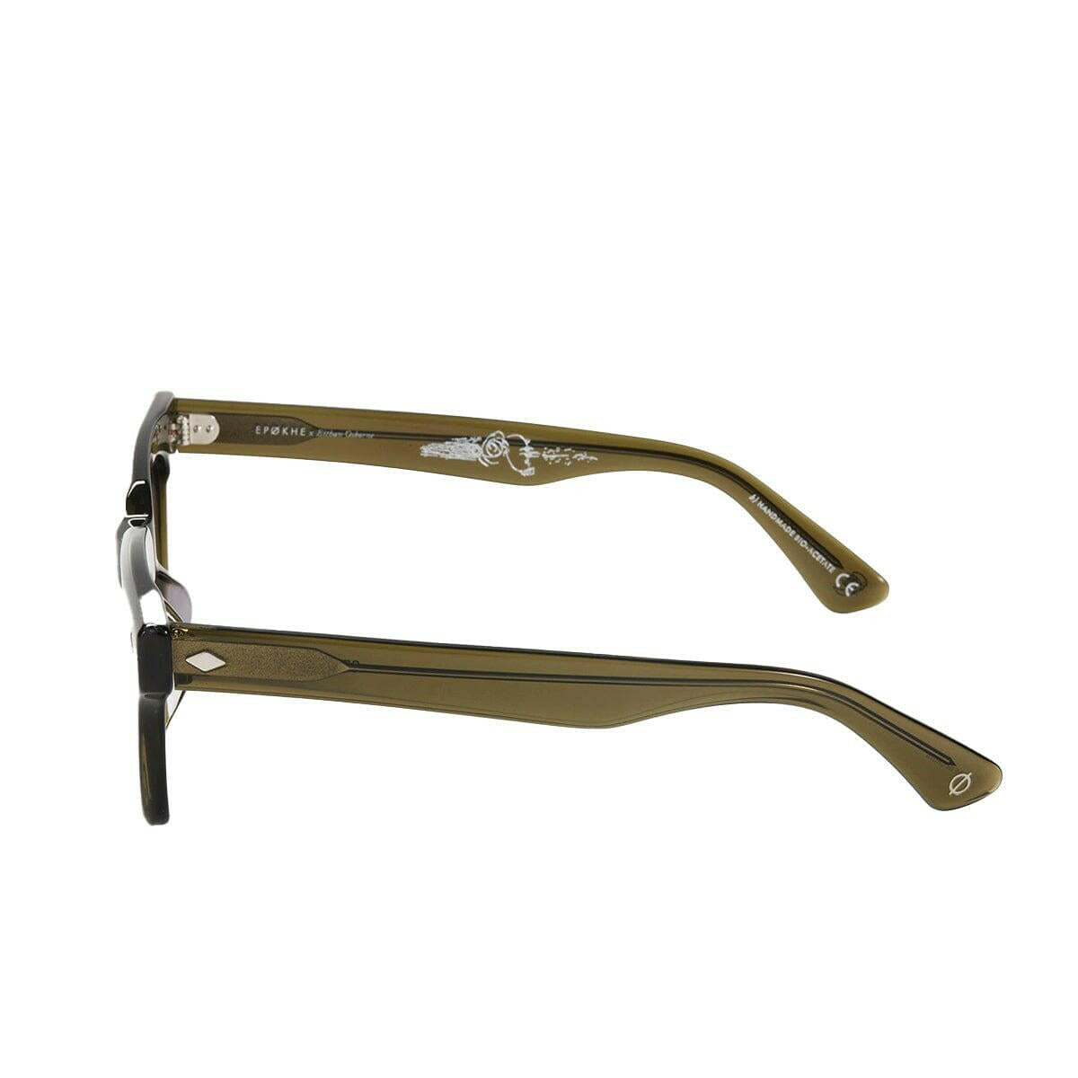 Epokhe - Stereo X Eithan Osborne Sunglasses Army Green Polished/Black.