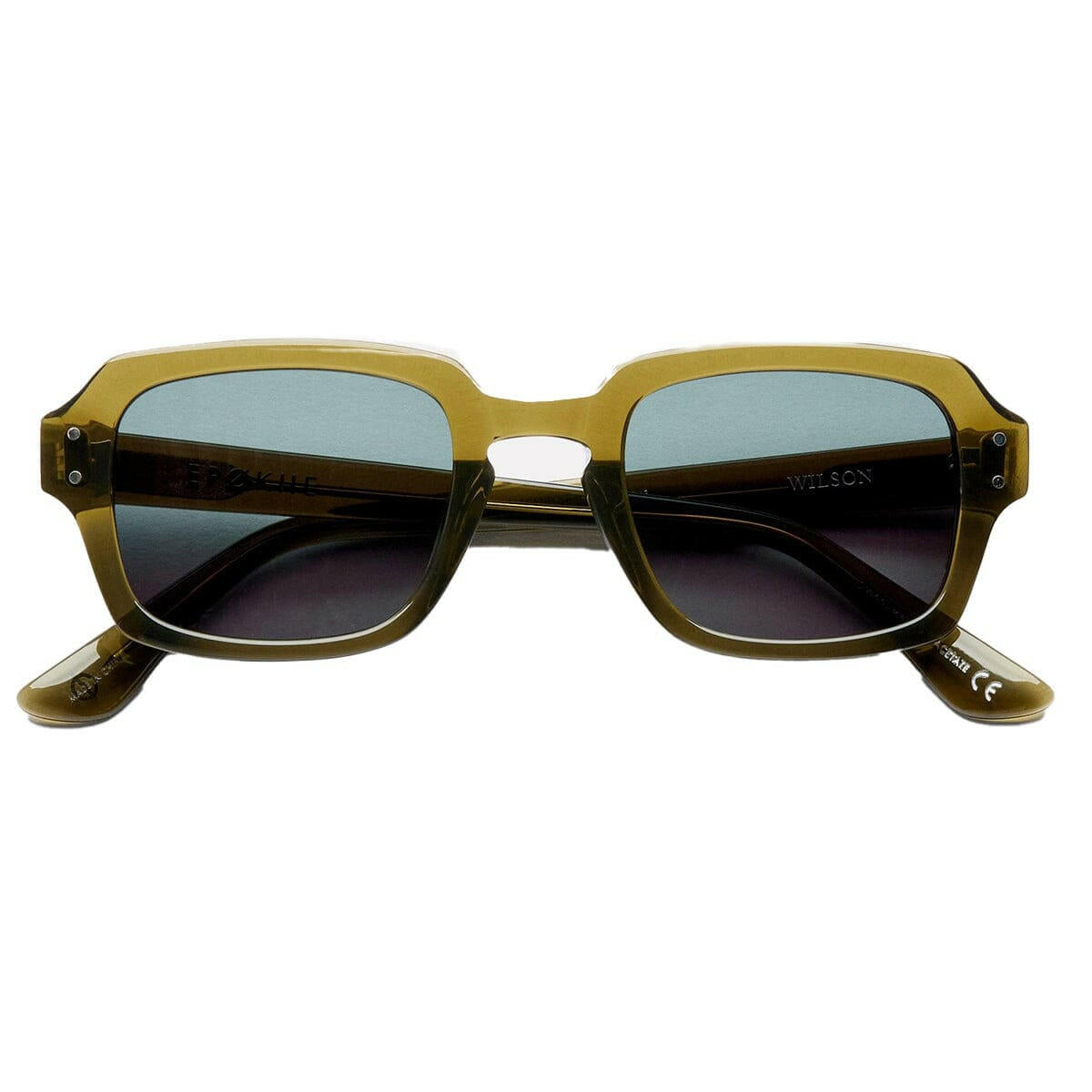 Epokhe - Wilson Sunglasses Army Green Polished/Green.