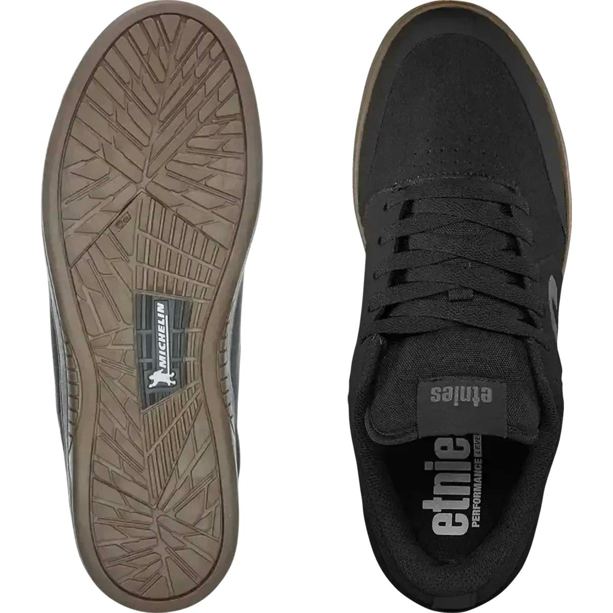 Etnies Marana Michelin Shoes Black/Charcoal/Gum Top Bottom